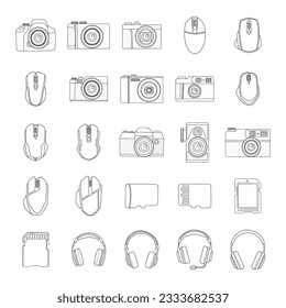 hand drawn Smartphone illustration in doodle style