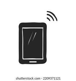 Hand drawn Smartphone vector illustration