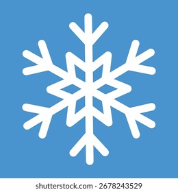 Ícone de vetor de doodle floco de neve desenhado à mão, símbolo de neve de inverno. Ícones de inverno de neve ou flocos de neve. Ícone de flocos de neve linha grossa em qualquer forma e formas. Símbolo de neve ou floco de neve. Flocos de neve. Neve. Flocos de neve