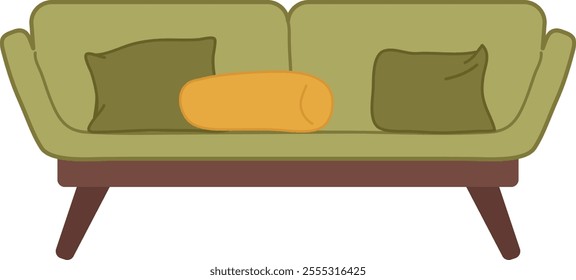 Hand Drawn Sofa Vector Illustration