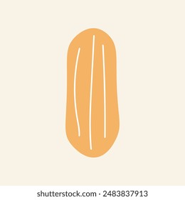 Handgezeichnete weiche Erdtöne Illustration Vektorgrafik Element