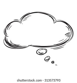 Hand Drawn Speech Bubble
