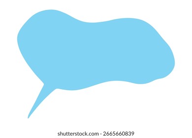 Handgezeichnete Sprechblase Leeres leeres Nachrichtenfeld Textboxrahmen für Banner, Preisschilder, Aufkleber, Design