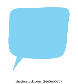 Handgezeichnete Sprechblase Leeres leeres Nachrichtenfeld Textboxrahmen für Banner, Preisschilder, Aufkleber, Design