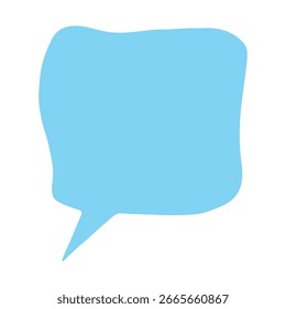 Hand drawn speech bubble Blank empty message box Textbox frame for banners, price tags, stickers, design