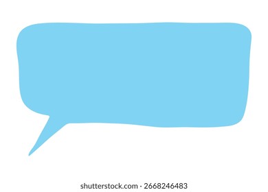 Handgezeichnete Sprechblase Leeres leeres Nachrichtenfeld Textboxrahmen für Banner, Preisschilder, Aufkleber, Design