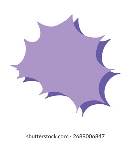 Handgezeichnete Sprechblase Leeres leeres Nachrichtenfeld Textboxrahmen für Banner, Preisschilder, Aufkleber, Design