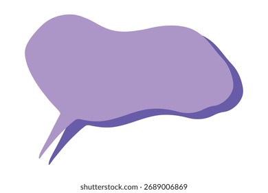 Hand drawn speech bubble Blank empty message box Textbox frame for banners, price tags, stickers, design