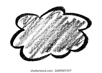Bolha de fala desenhada à mão Caixa de mensagem vazia em branco Quadro de caixa de texto para banners, etiquetas de preço, adesivos, design