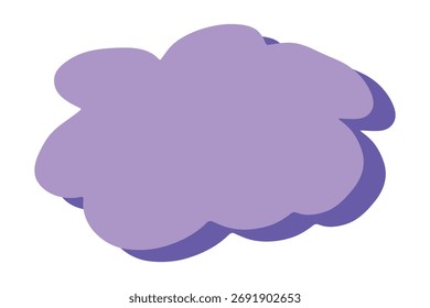 Handgezeichnete Sprechblase Leeres leeres Nachrichtenfeld Textboxrahmen für Banner, Preisschilder, Aufkleber, Design