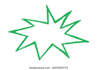 Handgezeichnete Sprechblase Leeres leeres Nachrichtenfeld Textboxrahmen für Banner, Preisschilder, Aufkleber, Design