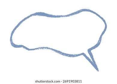 Handgezeichnete Sprechblase Leeres leeres Nachrichtenfeld Textboxrahmen für Banner, Preisschilder, Aufkleber, Design