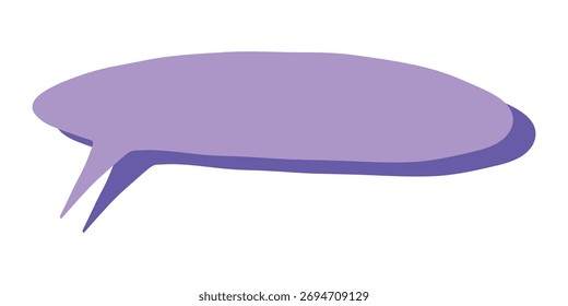 Handgezeichnete Sprechblase Leeres leeres Nachrichtenfeld Textboxrahmen für Banner, Preisschilder, Aufkleber, Design