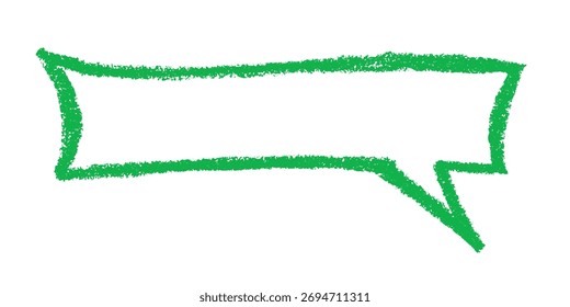 Handgezeichnete Sprechblase Leeres leeres Nachrichtenfeld Textboxrahmen für Banner, Preisschilder, Aufkleber, Design