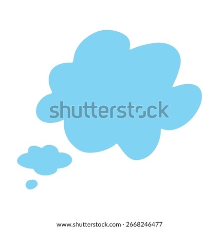 Hand drawn speech bubble Blank empty message box Textbox frame for banners, price tags, stickers, design
