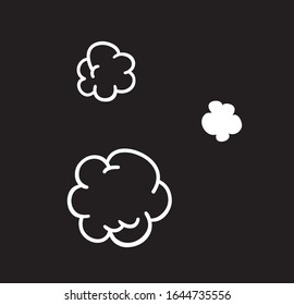 Hand drawn speech bubble explosion. Pop art design object. Comic book doodle element for dialog. Cartoon style vector collection