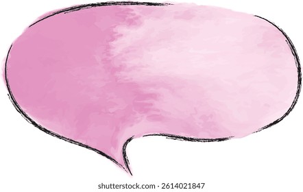 Hand drawn speech bubble stickers