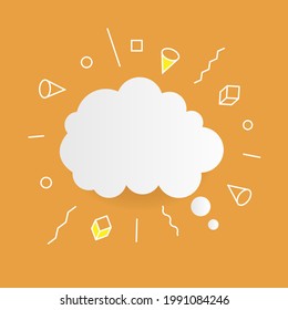 Hand drawn speech bubbles icon. - Vector.
