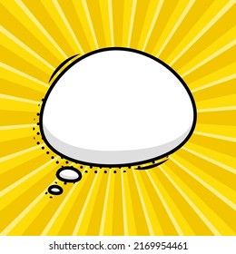 Hand drawn speech bubbles isolated