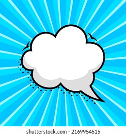 Hand drawn speech bubbles isolated