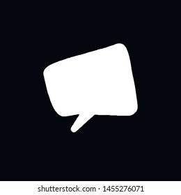 Hand drawn  speech bubbles . Vector bubbles speech doodle.