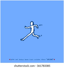 Hand drawn Sport illustration - vector / sports poster background