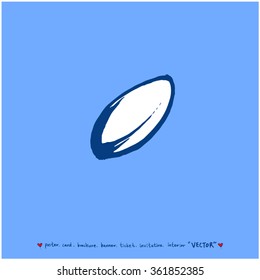 Hand drawn Sport illustration - vector / sports poster background