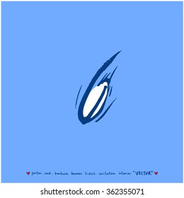 Hand drawn Sport illustration - vector / sports poster background