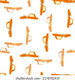 Patrón sin fisuras dibujado a mano en estilo doodle. Fondo de pantalla de transporte. Los niños de fondo del automóvil. Diseño para tela, impresión textil, envoltura, cubierta, superficie