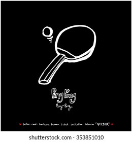 Hand drawn Sports illustration / sport background - vector