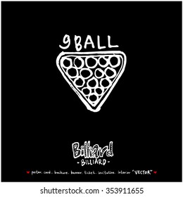 Hand drawn Sports illustration / sport background - vector