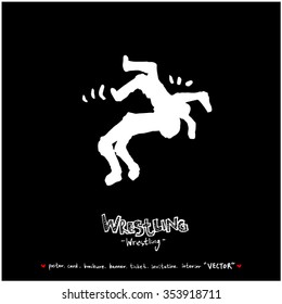 Hand drawn Sports illustration / sport background - vector