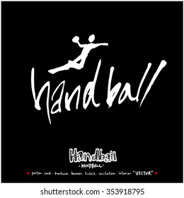 Hand drawn Sports illustration / sport background - vector