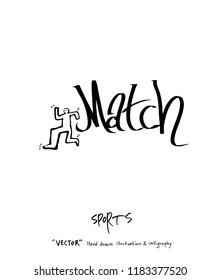 Hand drawn Sports & recreation illustration - vector
