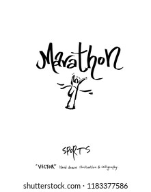Hand drawn Sports & recreation illustration - vector