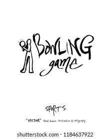 Hand drawn Sports & recreation illustration - vector