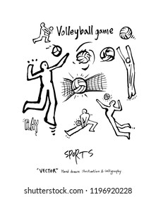 Hand drawn Sports & recreation illustration - vector