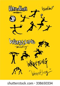 Hand drawn Sports & recreation illustration - vector