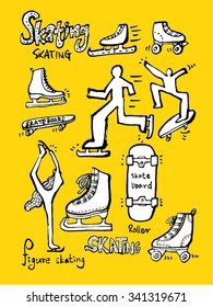Hand drawn Sports & recreation illustration - vector