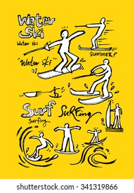 Hand drawn Sports & recreation illustration - vector