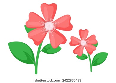 Hand Drawn Spring Flower Sticker Design