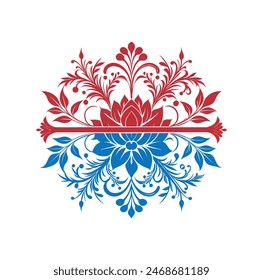 Hand drawn spring flower vector