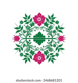 Hand drawn spring flower vector