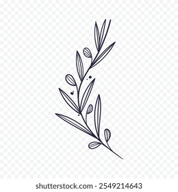 ilustração de flores de primavera desenhadas à mão. ilustração floral