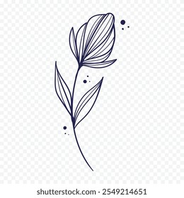 Hand drawn spring flowers illustration. floral illustration