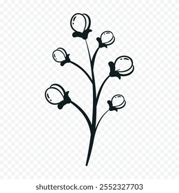 Hand drawn spring flowers illustration. floral illustration