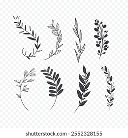 Dibujado a mano ilustración de flores de primavera. ilustración floral