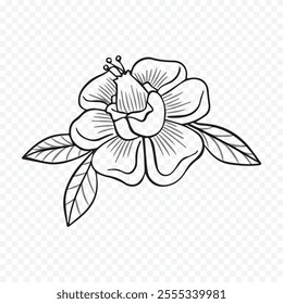 Hand drawn spring flowers illustration. floral illustration