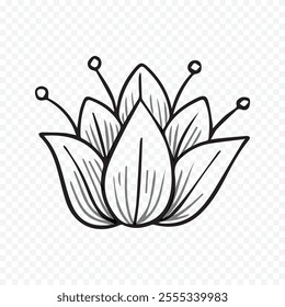 Hand drawn spring flowers illustration. floral illustration