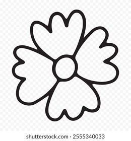 Hand drawn spring flowers illustration. floral illustration